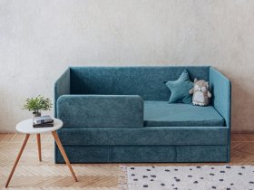 Диван-кровать Happy (бирюзовый) в Канске - kansk.mebel-nsk.ru | фото