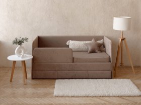 Диван-кровать Happy (капучино) в Канске - kansk.mebel-nsk.ru | фото