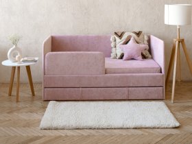 Диван-кровать Happy (розовый) в Канске - kansk.mebel-nsk.ru | фото