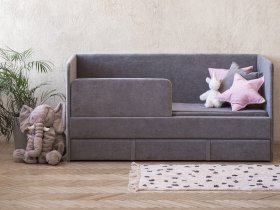 Диван-кровать Happy (темно-серый) в Канске - kansk.mebel-nsk.ru | фото