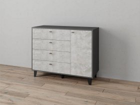 Комод «Катрин-13» (графит/мальта) в Канске - kansk.mebel-nsk.ru | фото