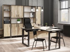 Комплект Гермес лофт (дуб крафт серый) в Канске - kansk.mebel-nsk.ru | фото