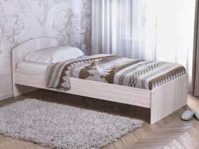 Кровать односпальная 80 с низкой спинкой (ясень шимо светлый) в Канске - kansk.mebel-nsk.ru | фото