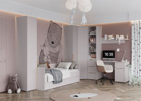 Модульная детская «Тефия» (тефия/софт сантьяго) в Канске - kansk.mebel-nsk.ru | фото