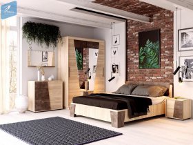 Модульная спальня Санремо в Канске - kansk.mebel-nsk.ru | фото