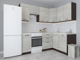 Модульная угловая кухня 1,4м*2,1м Лада (пикард) в Канске - kansk.mebel-nsk.ru | фото