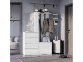 Прихожая Симпл ПР-04 (белый) в Канске - kansk.mebel-nsk.ru | фото