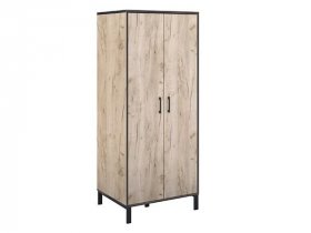 Шкаф для одежды Шк067.0 Гермес лофт (дуб крафт серый) в Канске - kansk.mebel-nsk.ru | фото