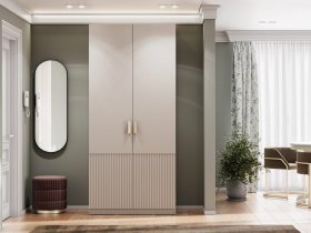 Шкаф двухстворчатый Эккервуд (Нью) (меланж) в Канске - kansk.mebel-nsk.ru | фото