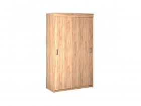 Шкаф-купе двухдверный Ирина Шк013.1 (дуб крафт золотой) в Канске - kansk.mebel-nsk.ru | фото