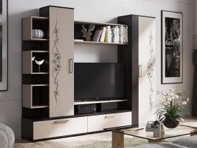 Стенка «Дакота» (венге/дуб молочный) в Канске - kansk.mebel-nsk.ru | фото
