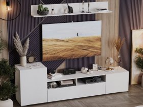 Стенка «Сильвия» (белый ясень) в Канске - kansk.mebel-nsk.ru | фото