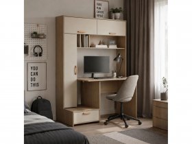 Стол письменный Лайт 03.243  (плэйн/сатин) в Канске - kansk.mebel-nsk.ru | фото