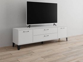 Тумба под ТВ Парус-13 (белый) в Канске - kansk.mebel-nsk.ru | фото